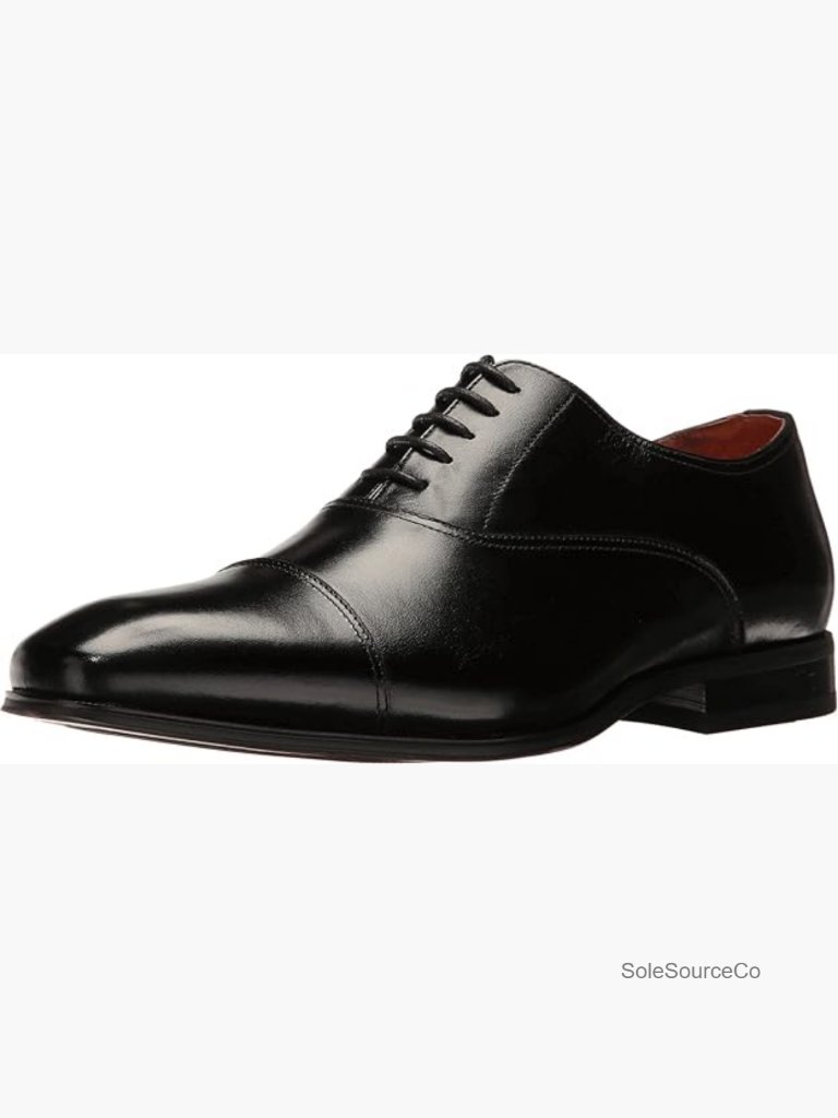 Cap Toe Oxford Dress Shoes Leather Lace Up Men's Formal Work